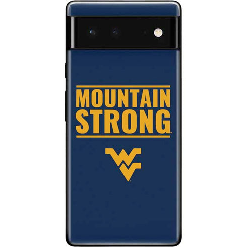 West Virginia University Yellow Google Pixel 6 Skin